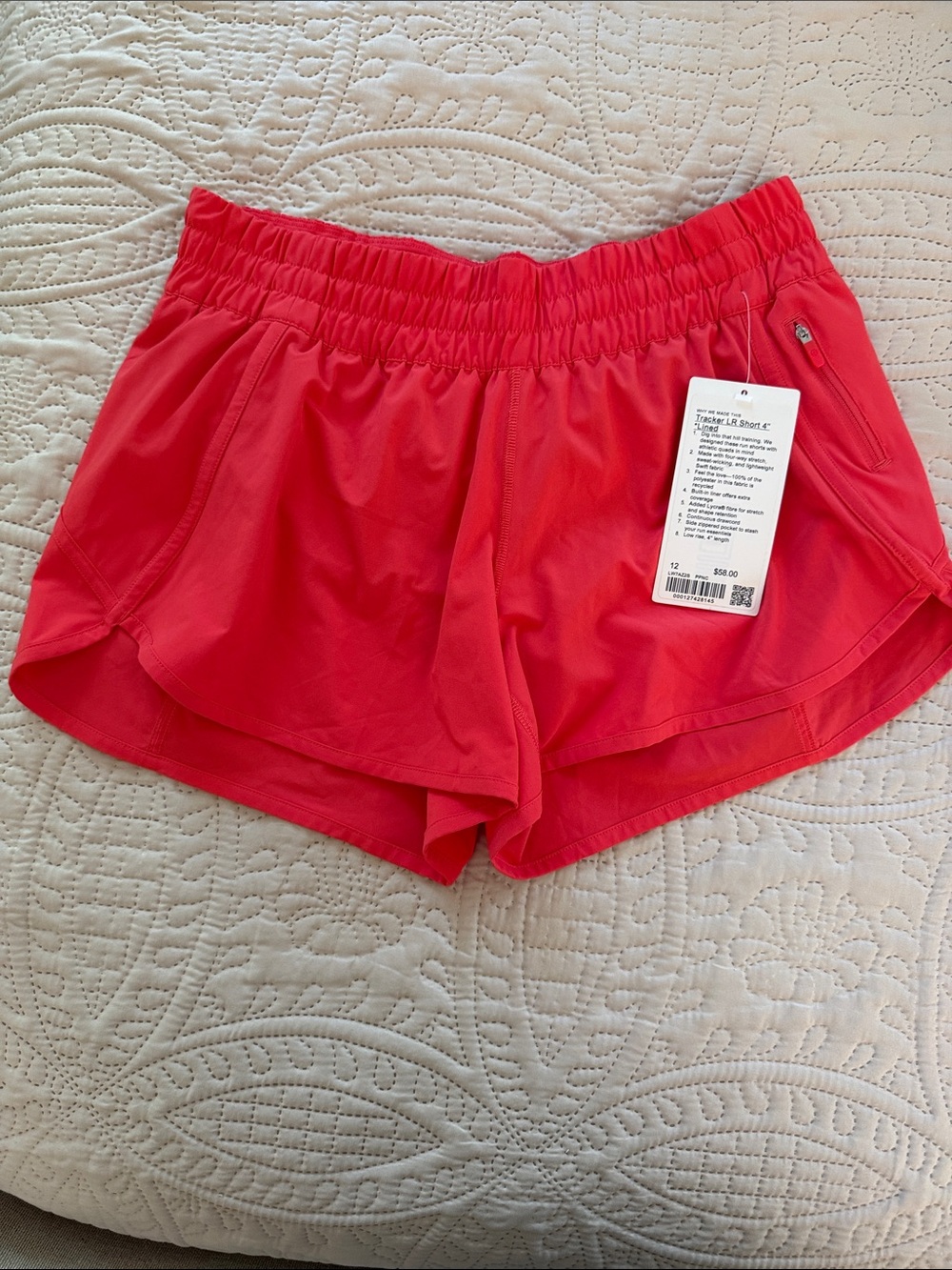 lululemon athletica Women's Athletic Shorts - Bright Coral
